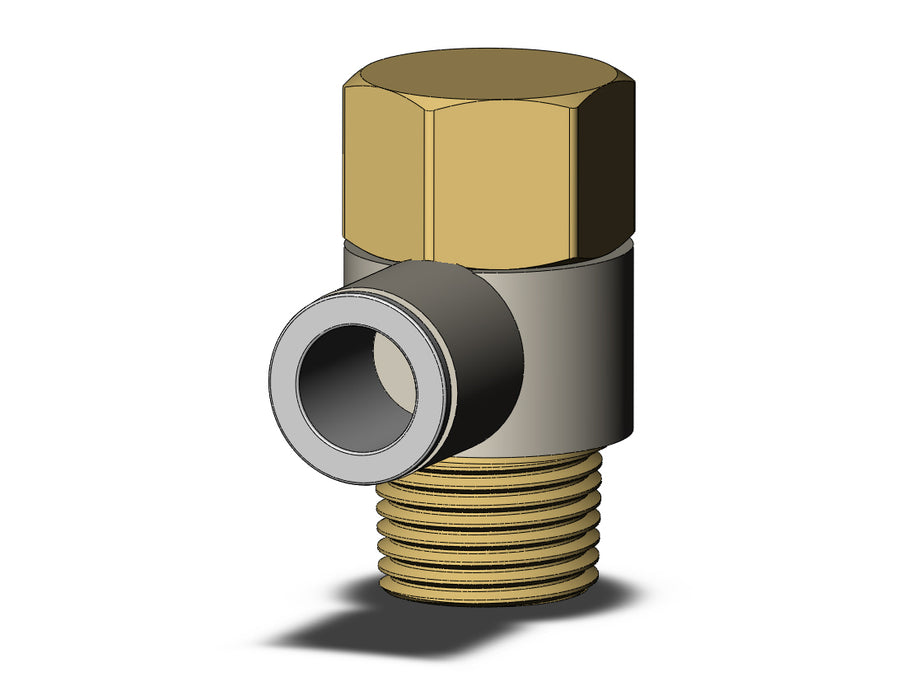 KQ2VF12-04AS FITTING, UNI MALE ELBOW