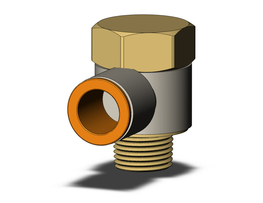 KQ2VF13-36AS FITTING, UNI MALE ELBOW