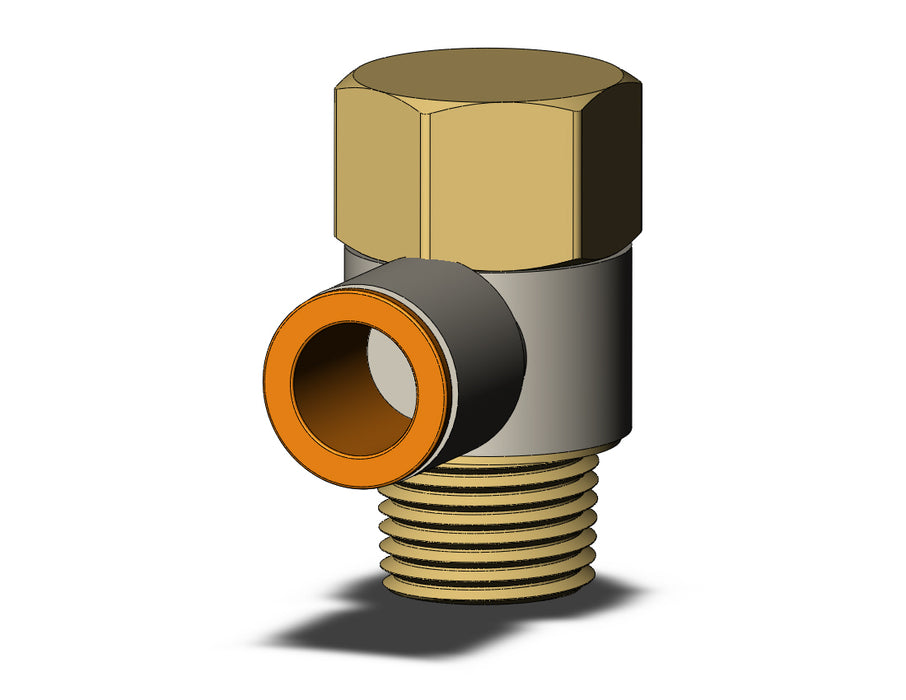 KQ2VF13-37AS FITTING, UNI MALE ELBOW