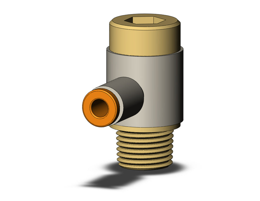 KQ2VS01-34AS FITTING, HEX HD UNI MALE ELBOW