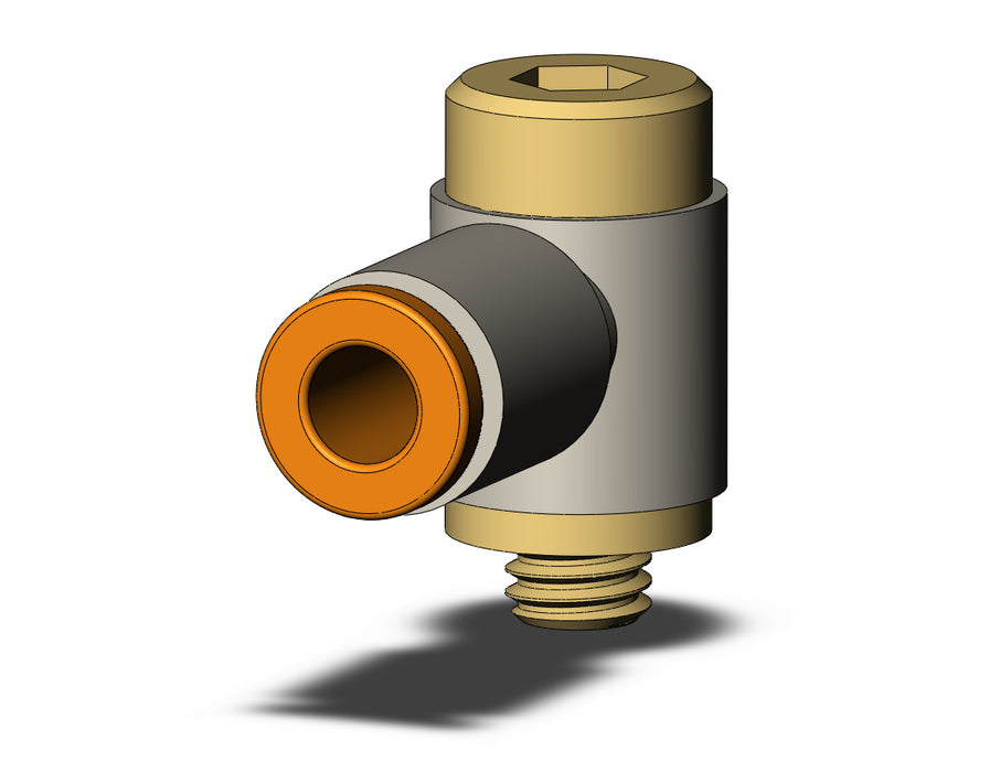 KQ2VS03-32A FITTING, HEX HD UNI MALE ELBOW
