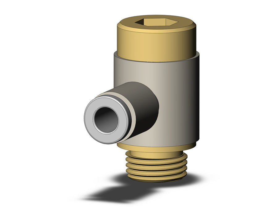 KQ2VS04-01AP FITTING, HEX HD UNI MALE ELBOW
