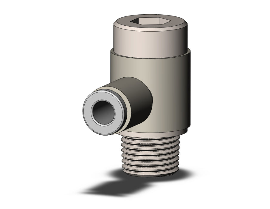 KQ2VS04-01NS FITTING, HEX HD UNI MALE ELBOW