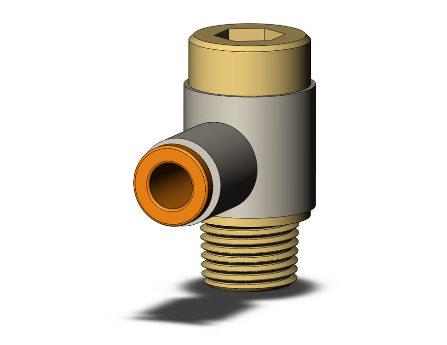 KQ2VS05-34AS FITTING, HEX HD UNI MALE ELBOW