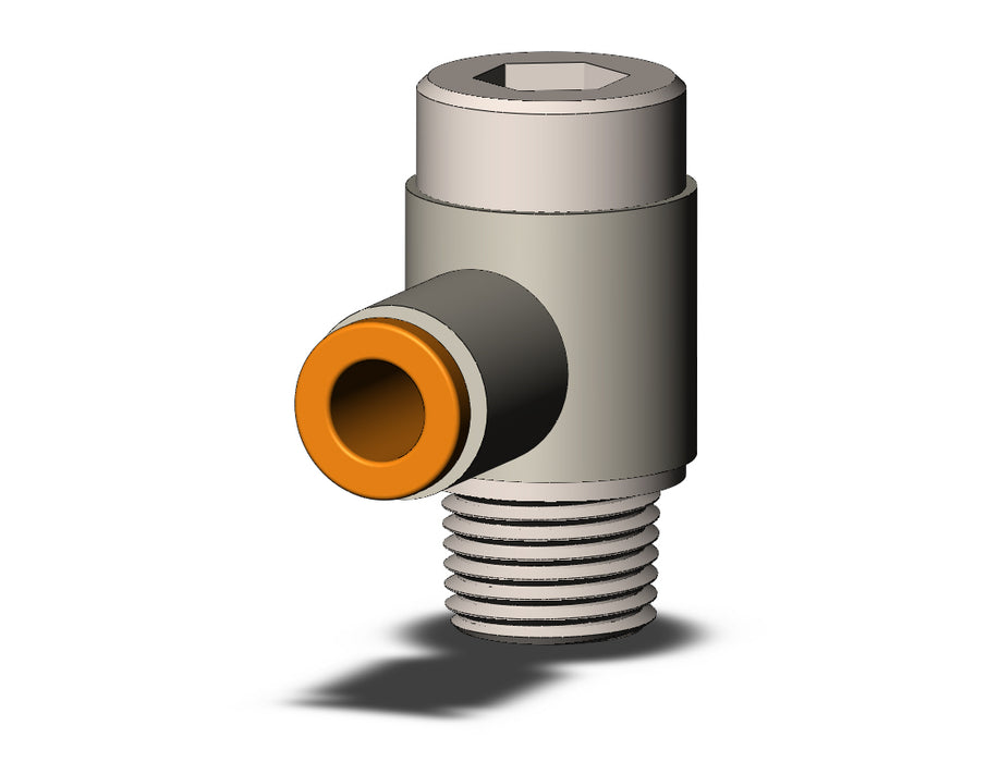 KQ2VS05-34NS FITTING, HEX HD UNI MALE ELBOW