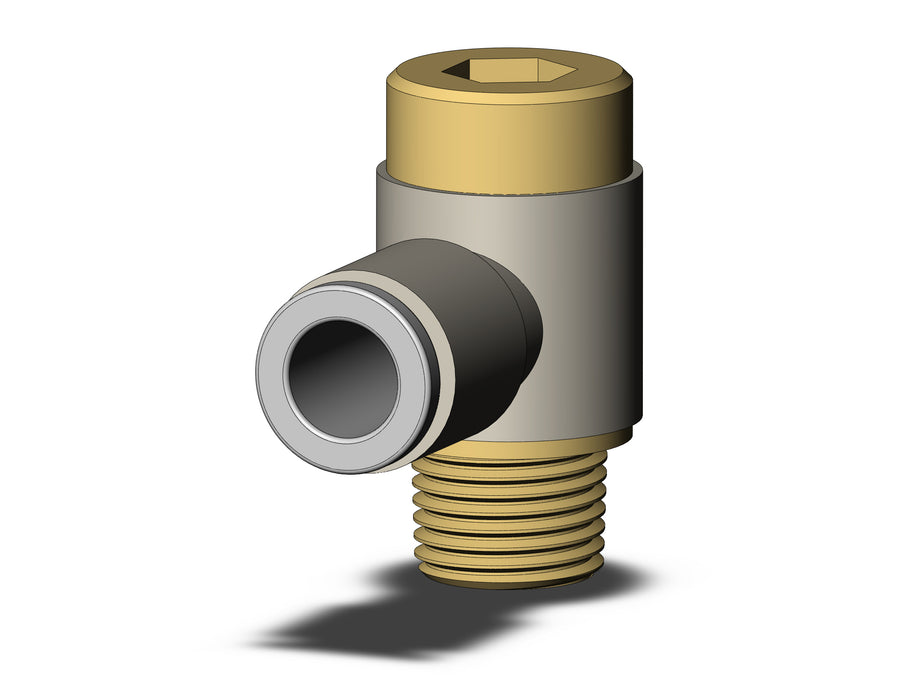 KQ2VS06-01A FITTING, HEX HD UNI MALE ELBOW