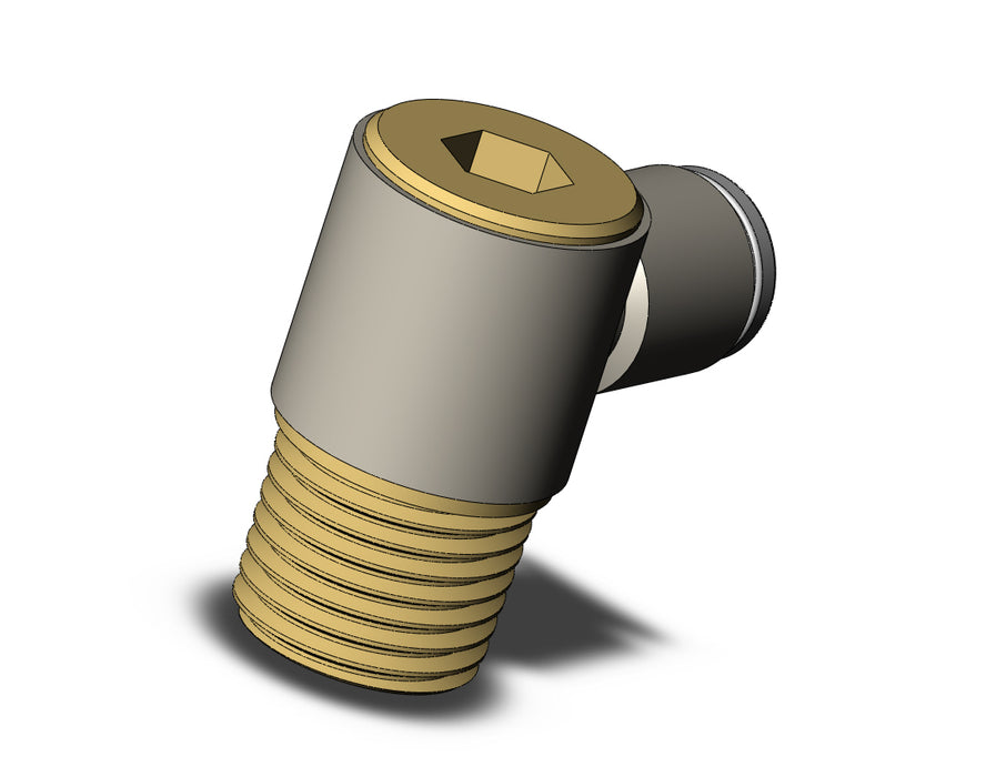 KQ2VS06-02A FITTING, HEX HD UNI MALE ELBOW