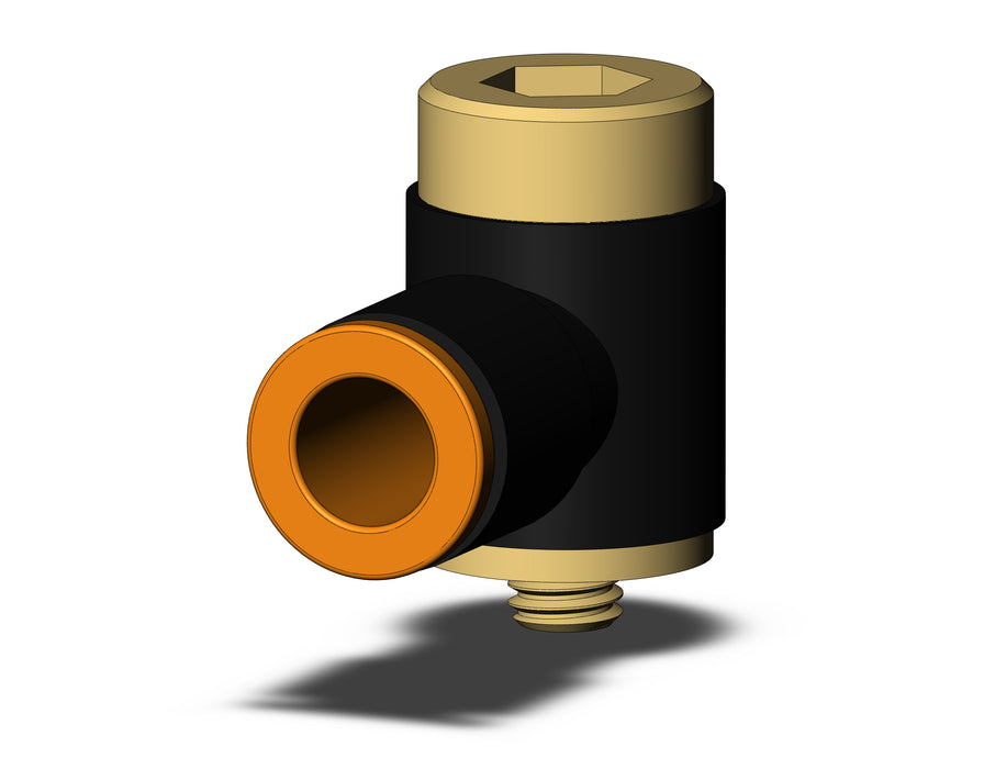 KQ2VS07-32A-X35 FITTING, HEX HD UNI MALE ELBOW