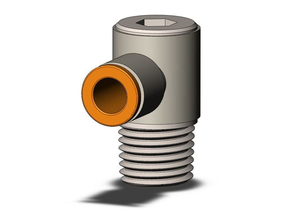 KQ2VS07-35NS FITTING, HEX HD UNI MALE ELBOW
