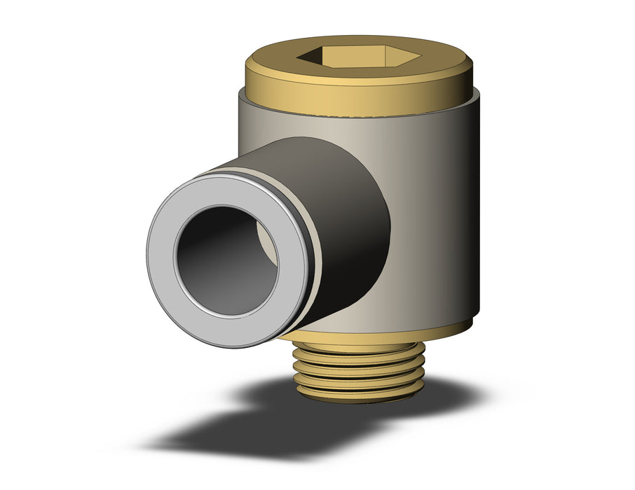 KQ2VS08-01AP FITTING, HEX HD UNI MALE ELBOW
