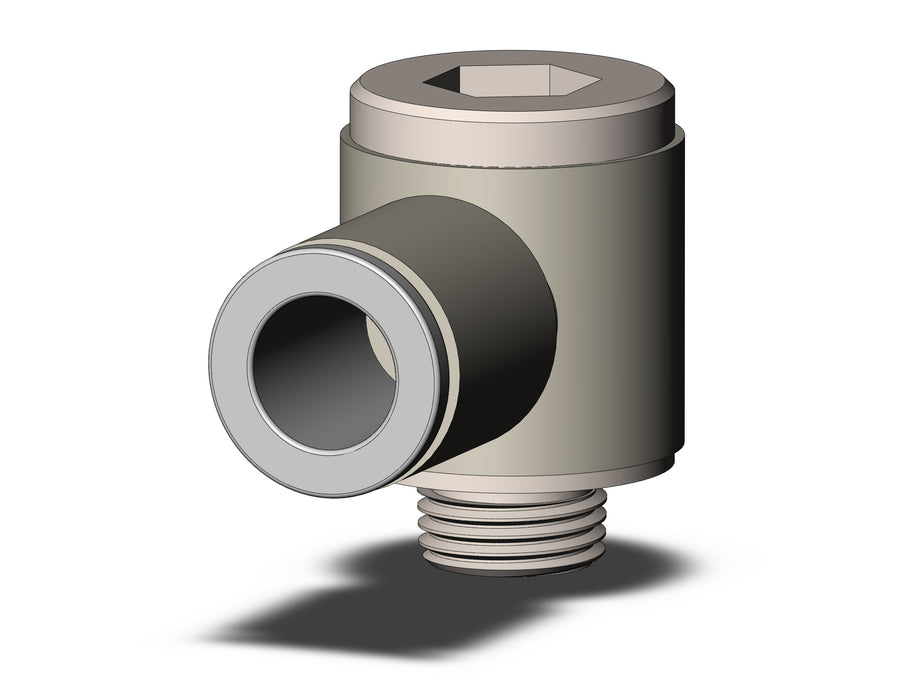 KQ2VS08-01NP FITTING, HEX HD UNI MALE ELBOW