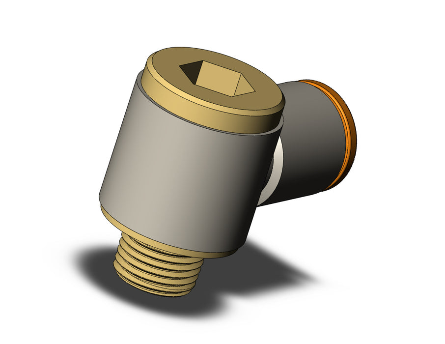 KQ2VS09-34A FITTING, HEX HD UNI MALE ELBOW