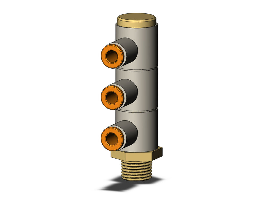 KQ2VT03-34AS FITTING, TPLE UNI MALE ELBOW