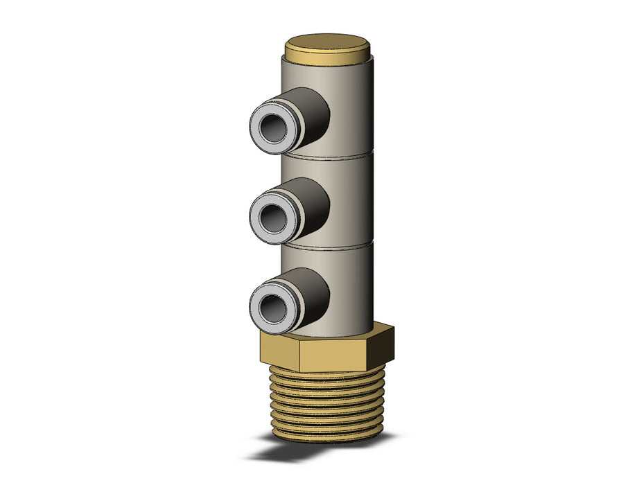 KQ2VT04-03AS FITTING, TPLE UNI MALE ELBOW