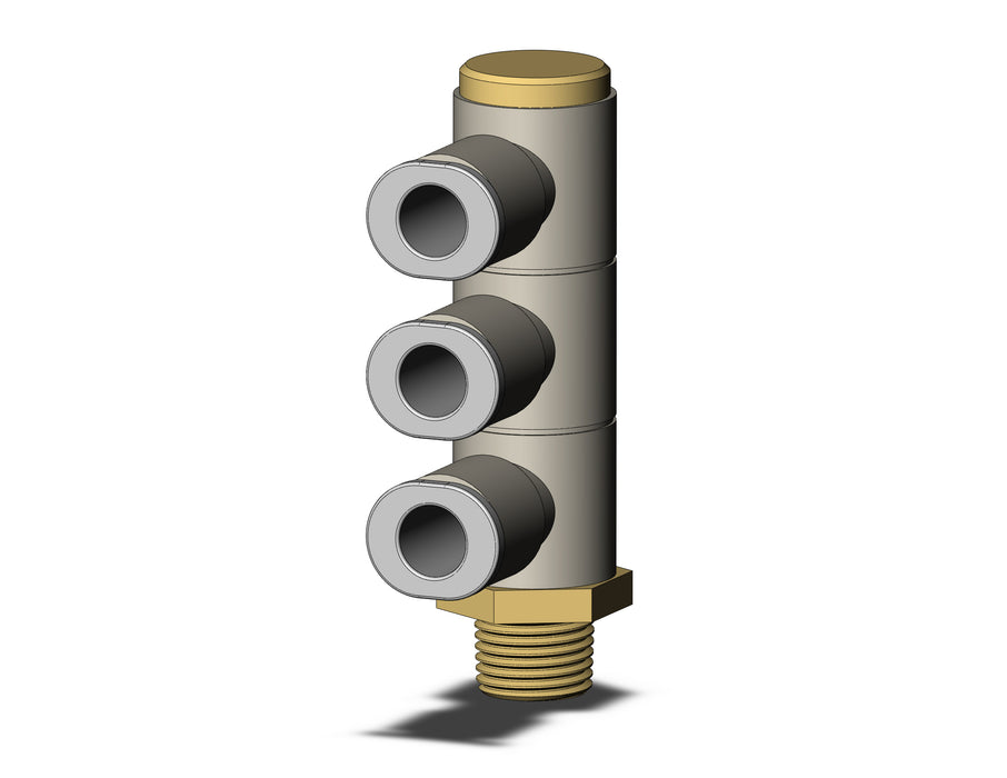 KQ2VT06-01AS1 FITTING, TRPL UNI MALE ELBOW