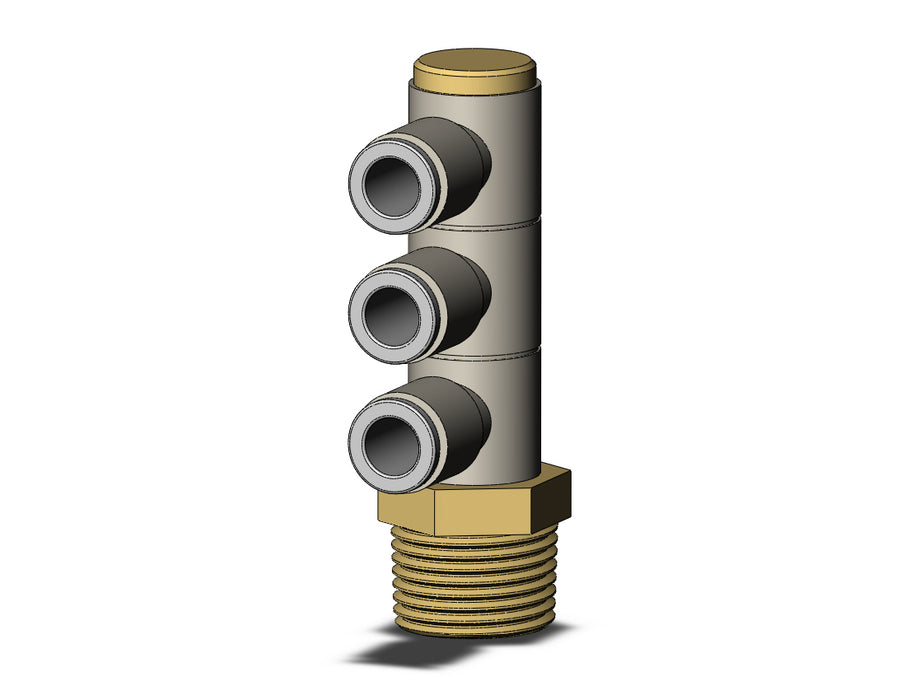KQ2VT06-03AS FITTING, TPLE UNI MALE ELBOW