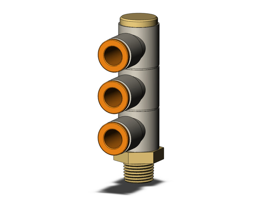 KQ2VT07-34AS FITTING, TPLE UNI MALE ELBOW