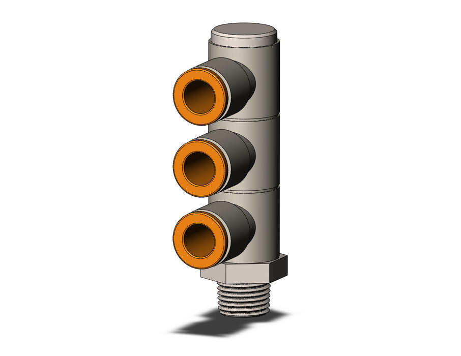 KQ2VT07-34NS FITTING, TPLE UNI MALE ELBOW