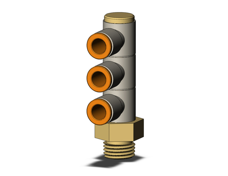 KQ2VT07-35AP FITTING, TPLE UNI MALE ELBOW