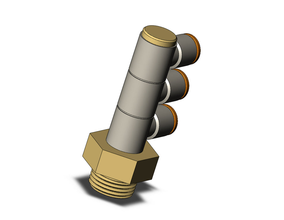 KQ2VT07-36AP FITTING, TPLE UNI MALE ELBOW