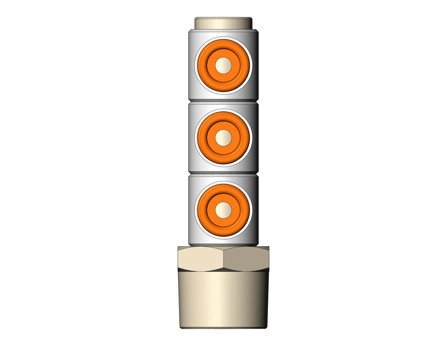 KQ2VT07-36AS FITTING, TPLE UNI MALE ELBOW