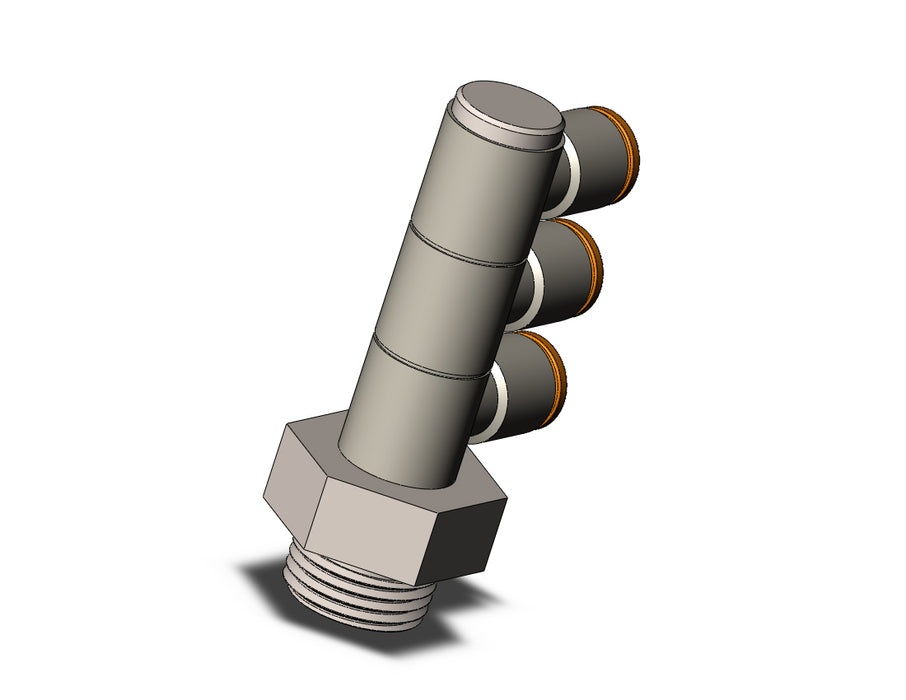 KQ2VT07-36NP FITTING, TPLE UNI MALE ELBOW