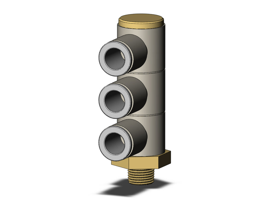 KQ2VT08-01AS FITTING, TPLE UNI MALE ELBOW