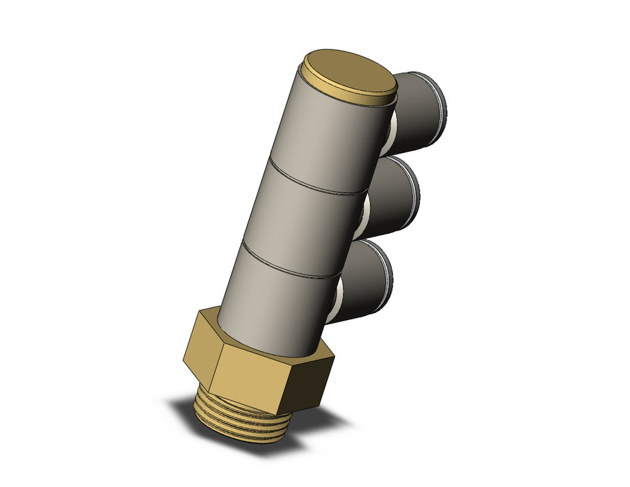 KQ2VT08-03AP FITTING, TPLE UNI MALE ELBOW