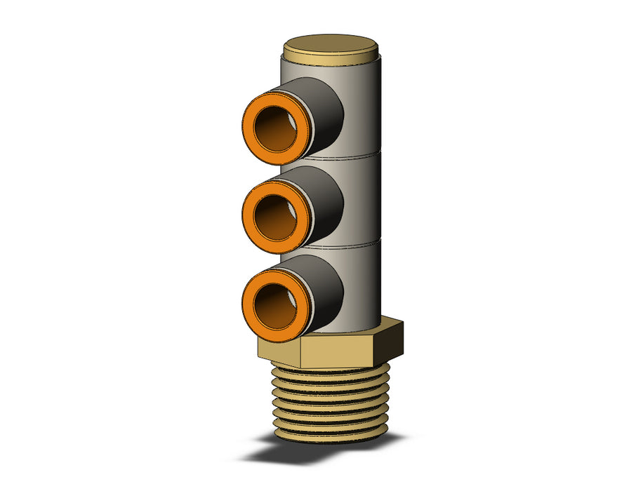 KQ2VT09-37AS FITTING, TPLE UNI MALE ELBOW