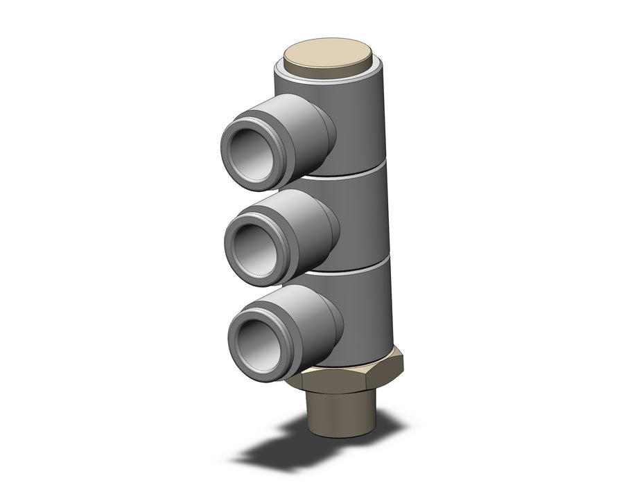 KQ2VT10-02AS FITTING, TPLE UNI MALE ELBOW