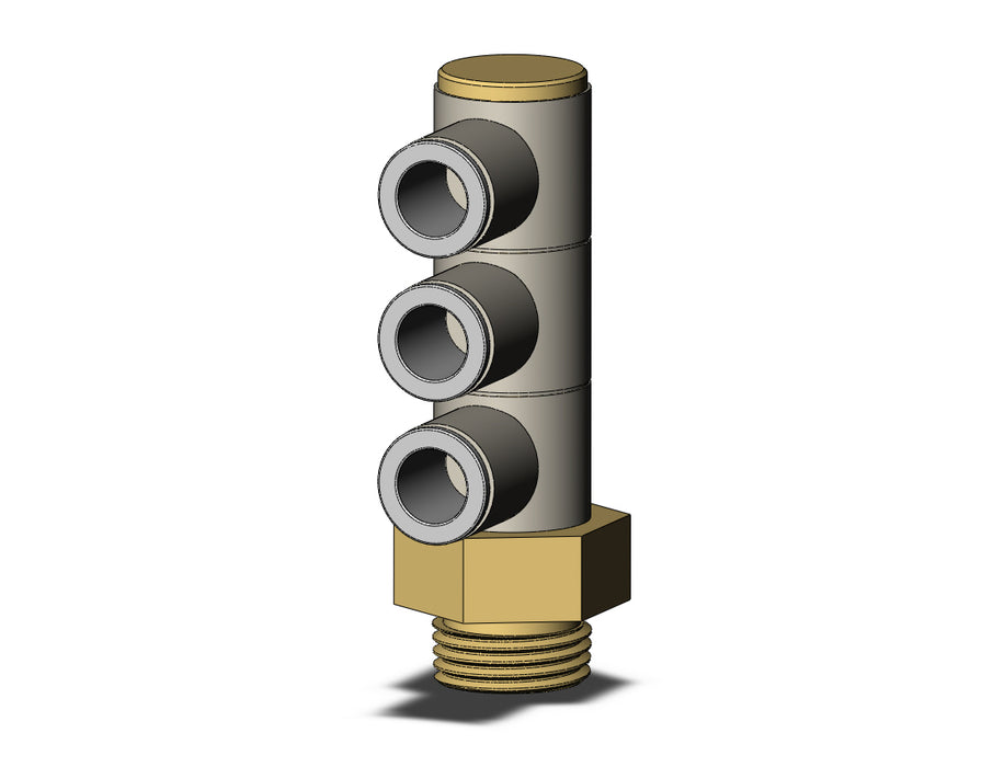 KQ2VT10-04AP FITTING, TPLE UNI MALE ELBOW