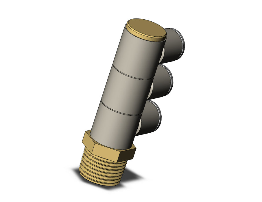 KQ2VT10-04A FITTING, TPLE UNI MALE ELBOW