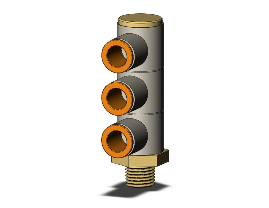 KQ2VT11-35AS FITTING, TPLE UNI MALE ELBOW
