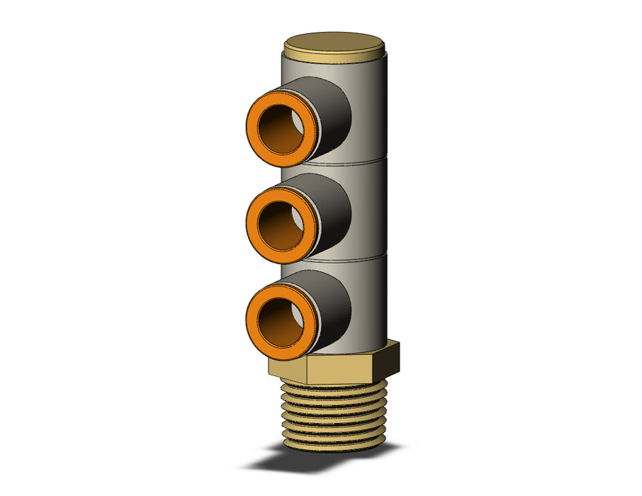 KQ2VT11-37AS FITTING, TPLE UNI MALE ELBOW