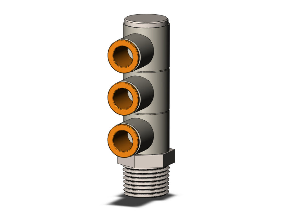 KQ2VT11-37NS FITTING, TPLE UNI MALE ELBOW