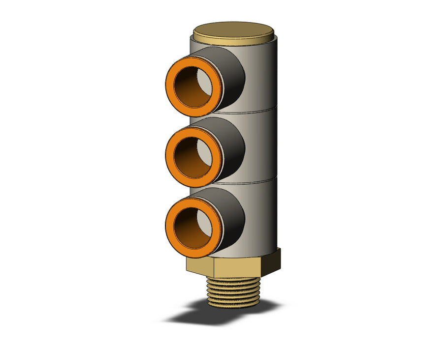 KQ2VT13-36AS FITTING, TPLE UNI MALE ELBOW