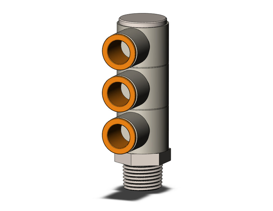 KQ2VT13-37NS FITTING, TPLE UNI MALE ELBOW