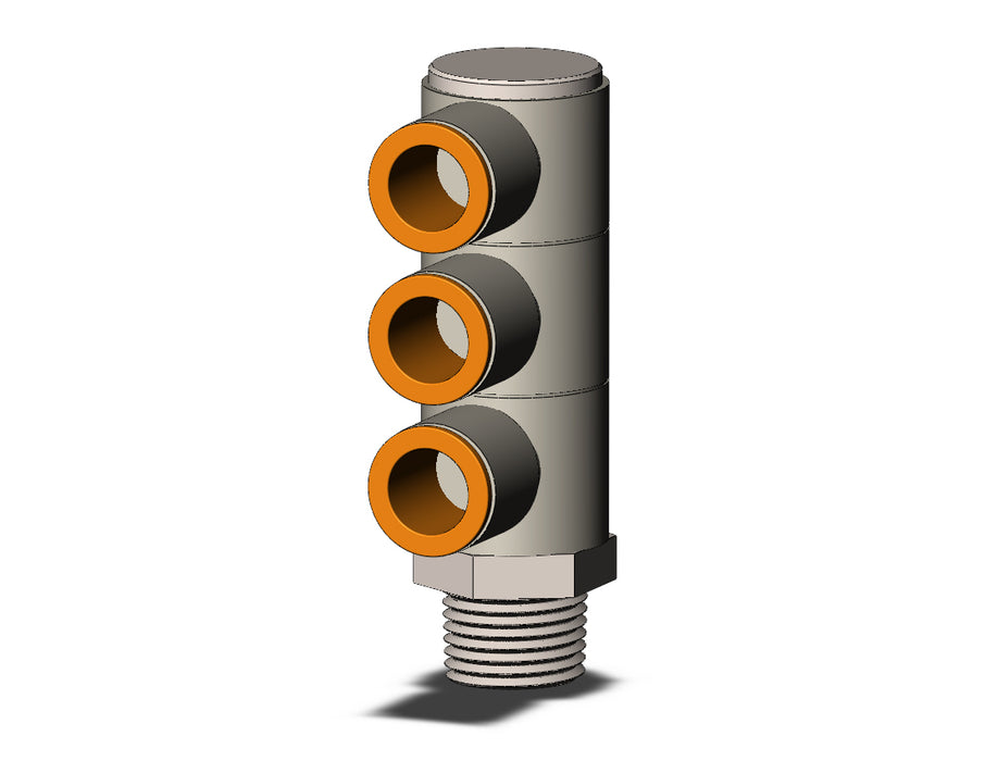 KQ2VT13-37N FITTING, TPLE UNI MALE ELBOW