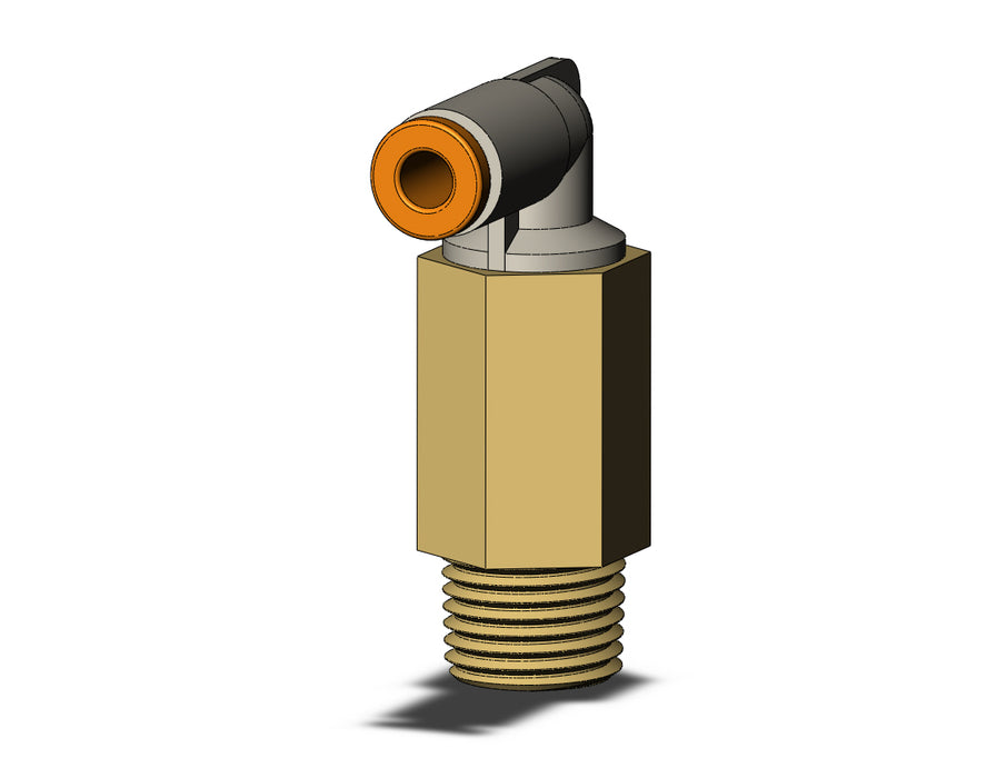 KQ2W01-34AS FITTING, EXT MALE ELBOW