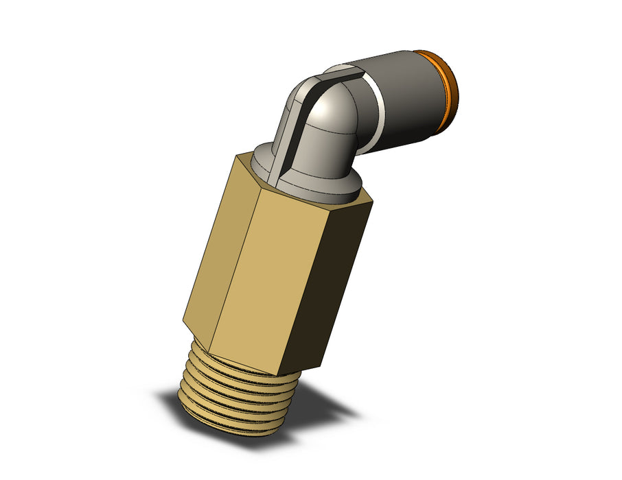 KQ2W03-34A FITTING, EXT MALE ELBOW