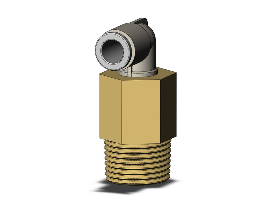 KQ2W06-03AS FITTING, EXT MALE ELBOW