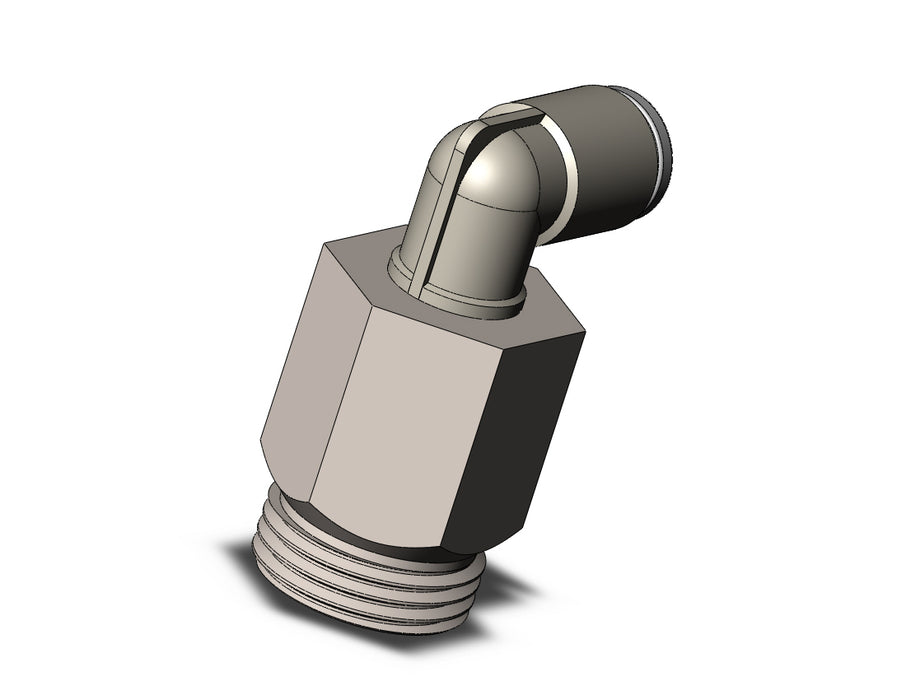 KQ2W06-U03N FITTING, EXT MALE ELBOW