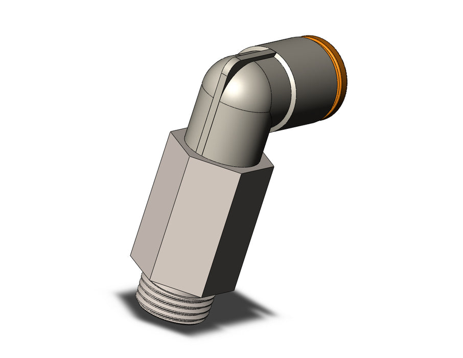 KQ2W07-01NP FITTING, EXT MALE ELBOW