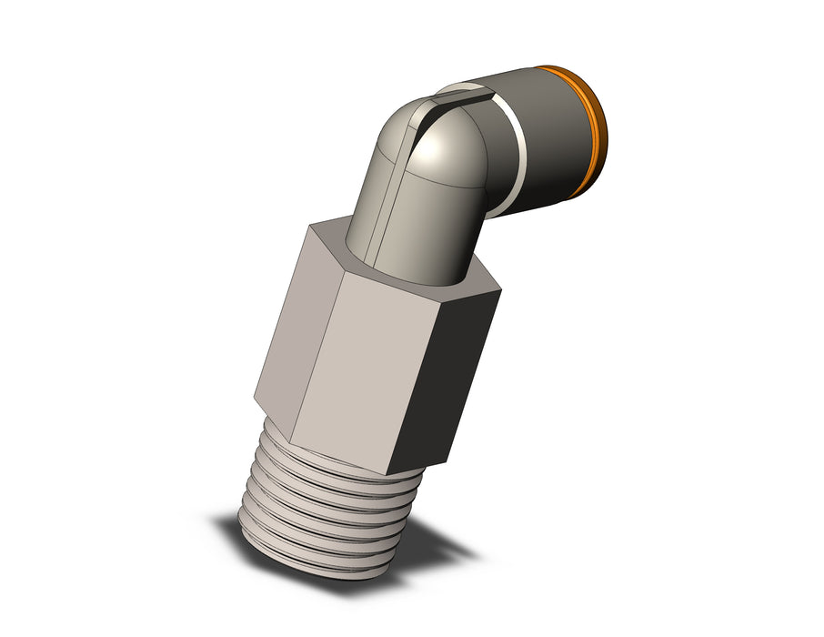 KQ2W07-02NS FITTING, EXT MALE ELBOW