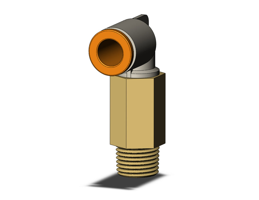 KQ2W07-34A FITTING, EXT MALE ELBOW
