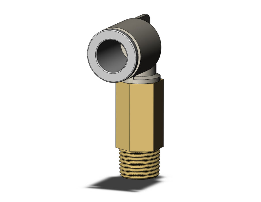 KQ2W08-01AS FITTING, EXT MALE ELBOW