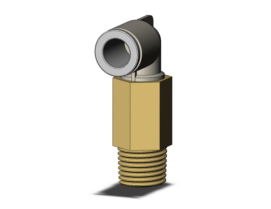 KQ2W08-02A FITTING, EXT MALE ELBOW