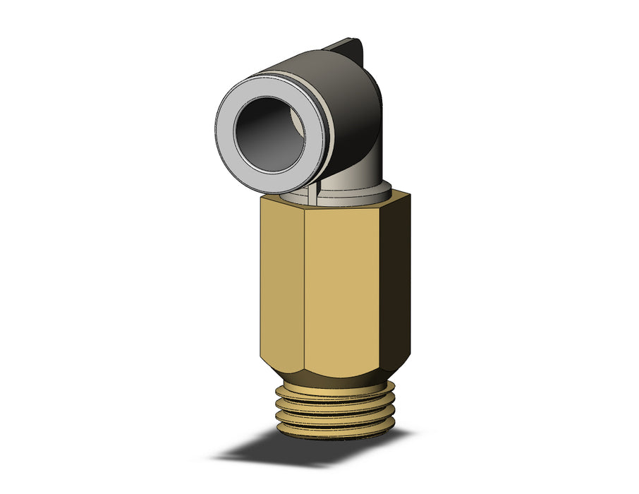 KQ2W08-U02A FITTING, EXT MALE ELBOW