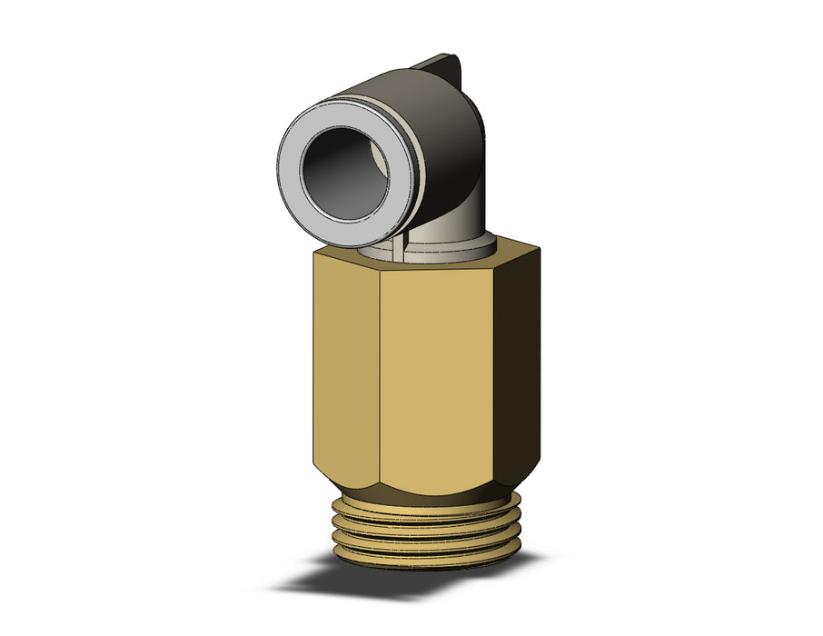 KQ2W08-U03A FITTING, EXT MALE ELBOW