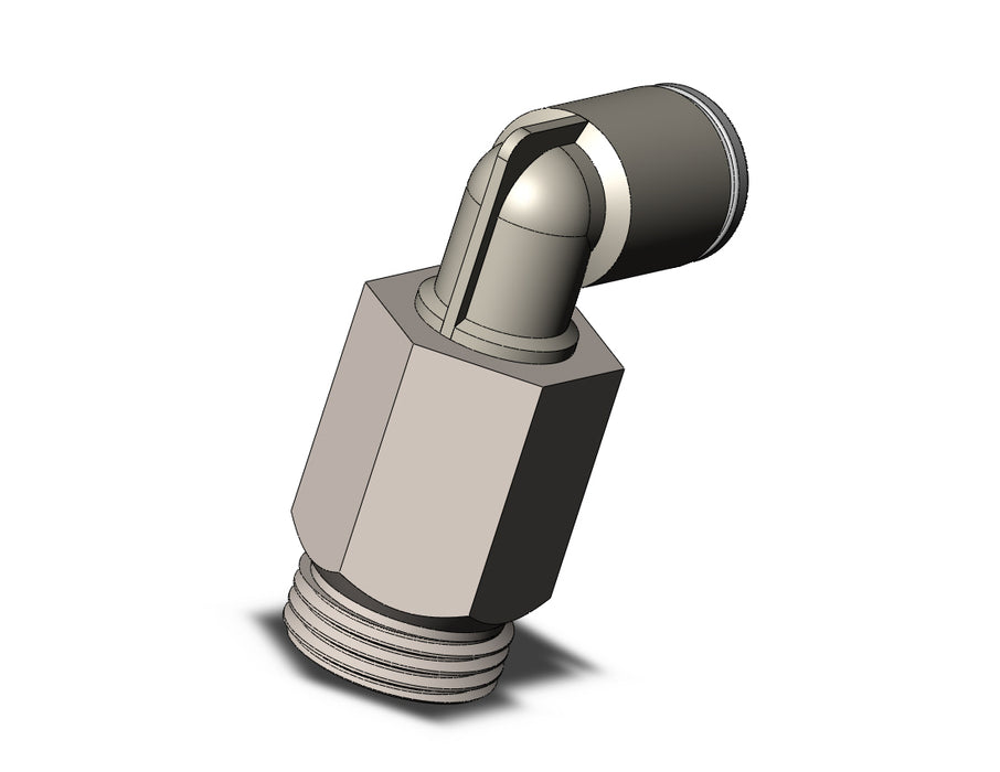 KQ2W08-U03N FITTING, EXT MALE ELBOW